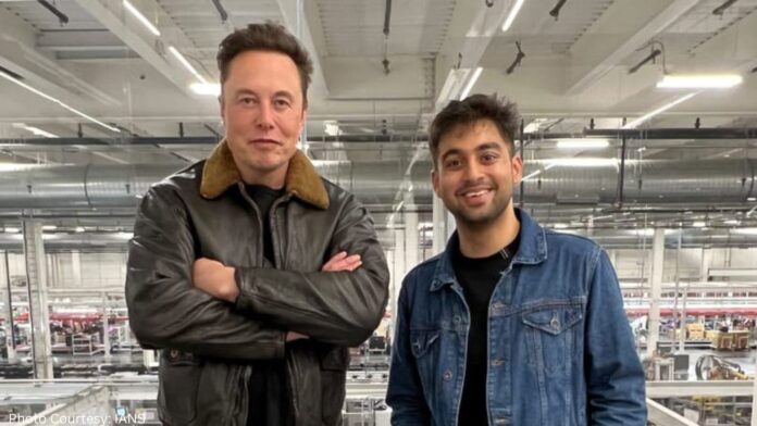 Pranay Pathole and Elon Musk