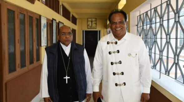GH Catholic church discusses church attacks with Union Minister