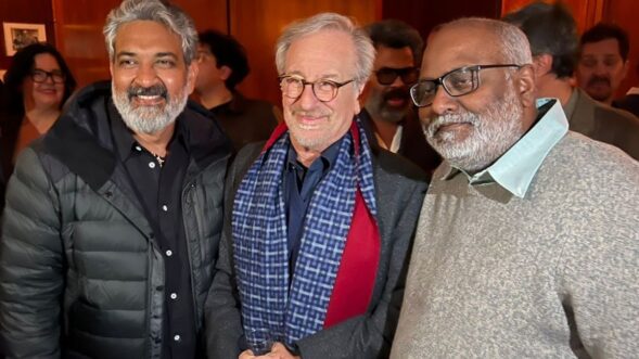 ‘I just met God’, S.S. Rajamouli fanboys over Steven Spielberg