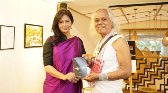 Lou Majaw releases Riniki Chakravarty Marwein’s poetry book in Delhi