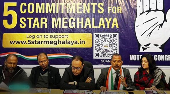 Congress makes 5 commitments for 5 star Meghalaya