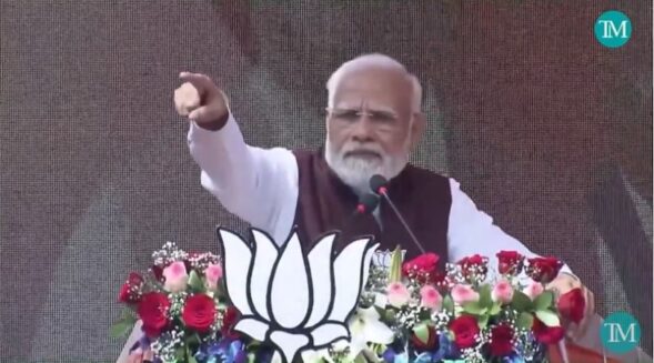 PM Modi promises growth & development if BJP comes to power in Meghalaya