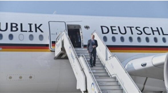 German Chancellor Olaf Scholz arrives in India on two-day visit