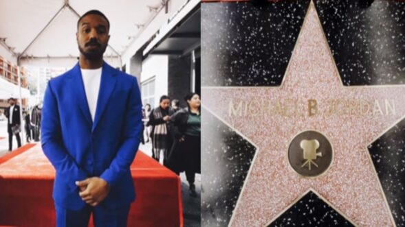 Michael B. Jordan honoured with Hollywood Walk of Fame star