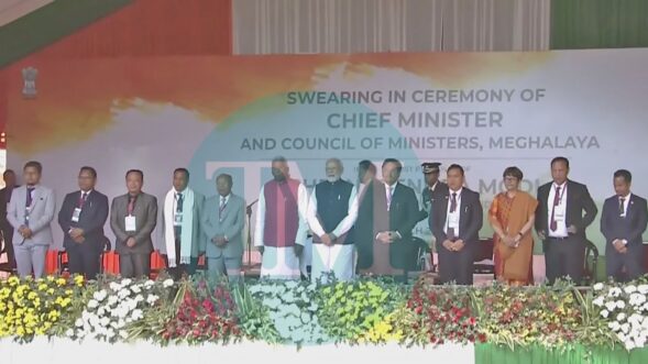 Governor of Meghalaya administers oath of office to 12 cabinet ministers