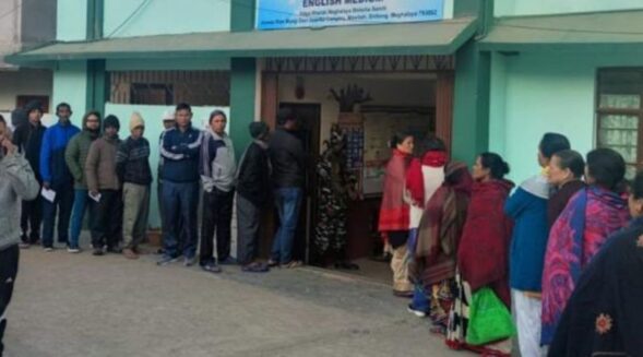 Modest voter turnout in state, Shillong lags again