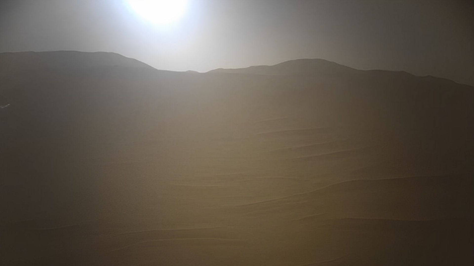 Innovador helicóptero de la NASA captura la puesta de sol en Marte