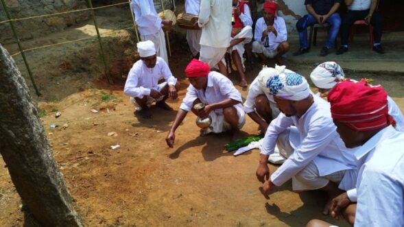 Raid Marngar performs goat sacrifice ritual