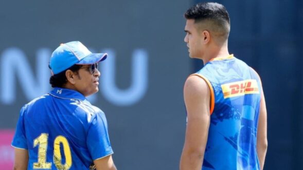 Sachin Tendulkar pens heartwarming note on son, Arjun’s IPL debut