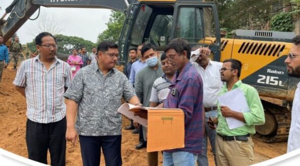 CM inspects work of Tura Medical College, track & field stadium in WGH