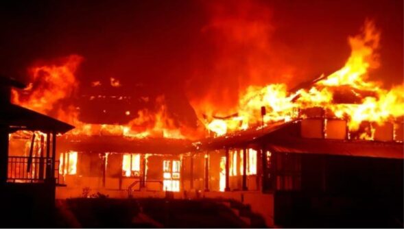 Massive fire destroys 131-year-old KJP Girls Hr Sec School