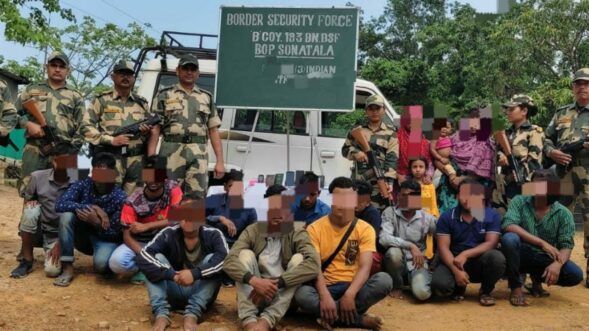 BSF detains 13 Bangladeshi nationals in WGH district