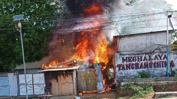 Fire burns down 3 shops in Tura
