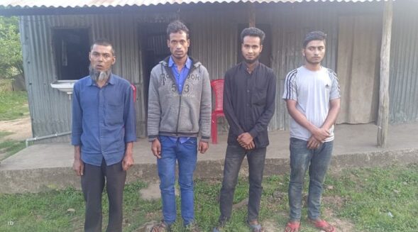 Four Bangladeshi nationals arrested in East Jaintia Hills
