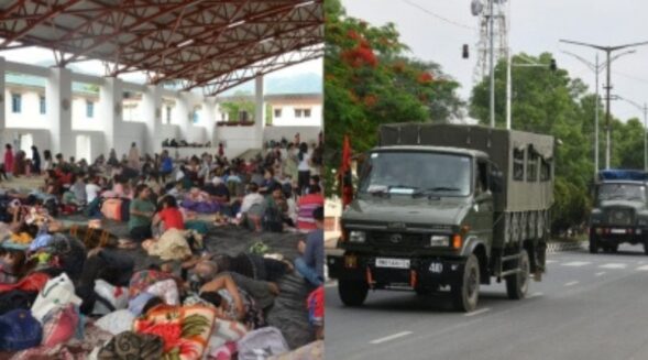 People from violence-hit Manipur take shelter in Assam