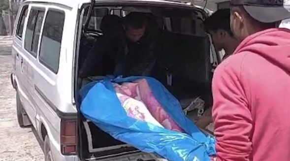 Body of slain truck driver brought to Shillong Civil Hospital