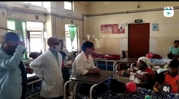 Health Minister inspects Nursing School,Trauma Center, CHC in Ri Bhoi district