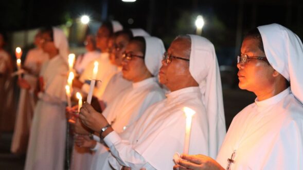 Candlelight procession and prayers held in Garo Hills for Manipur Peace