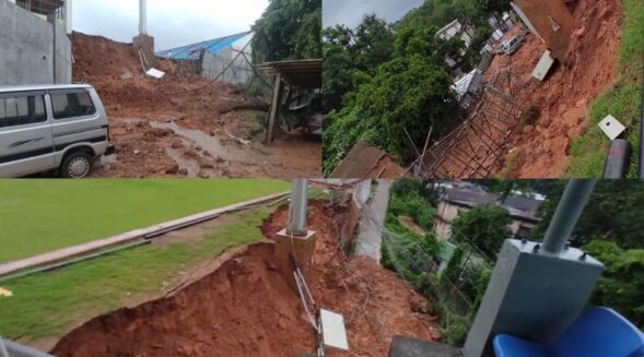 PA Sangma Stadium’s wall collapsed due to blockage in drainage system: CM