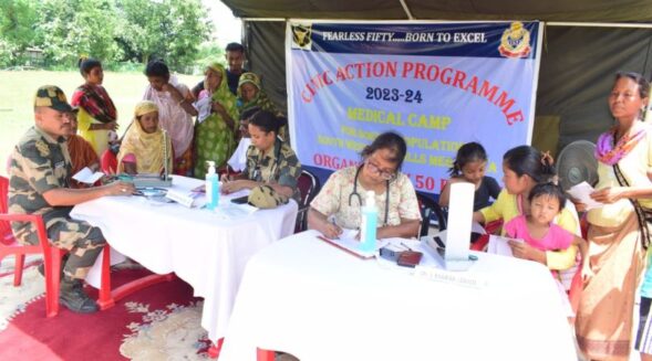 BSF organises Civic Action Programme in South West Khasi Hills