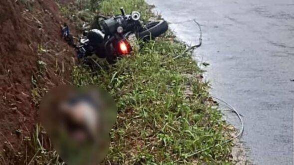 Man dies as electric wire falls on him while riding two-wheeler