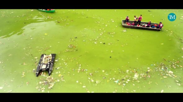 AI-Powered Robotic Boats Revolutionise Umiam Lake Cleanup at Kyndong Rella