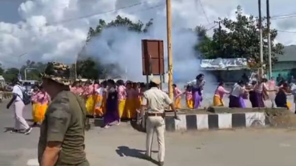 Police tear gas students protesting against classmate’s killing