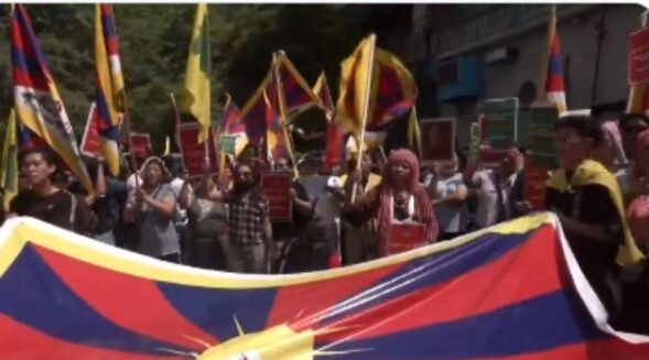 G20 Summit: Tibetan nationals protest in Delhi against Chinese delegation