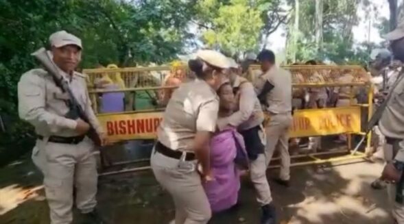 Women-led protests erupt across Manipur demanding release of detained volunteers