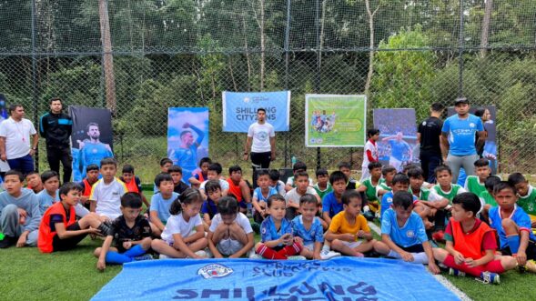 Young football enthusiasts participate in Shillong Cityzens’ Grassroot programme