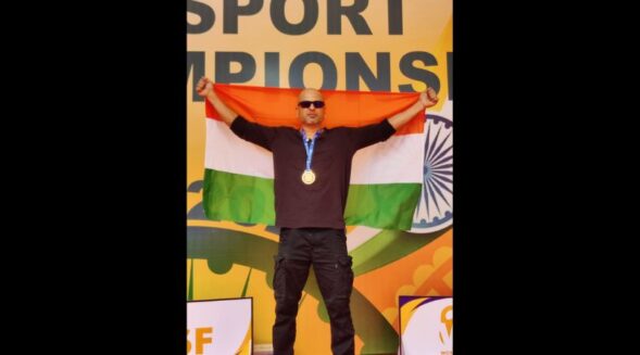 Sandeep Sharma wins gold for Meghalaya at WKSF Kettlebell Asia Championships