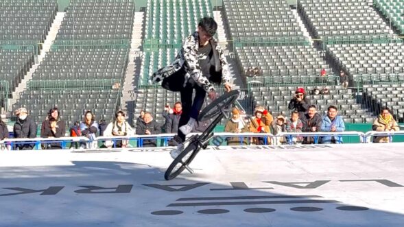 Shillong’s Dolph Kharrinam takes BMX skills global, secures 10th place in Japan debut
