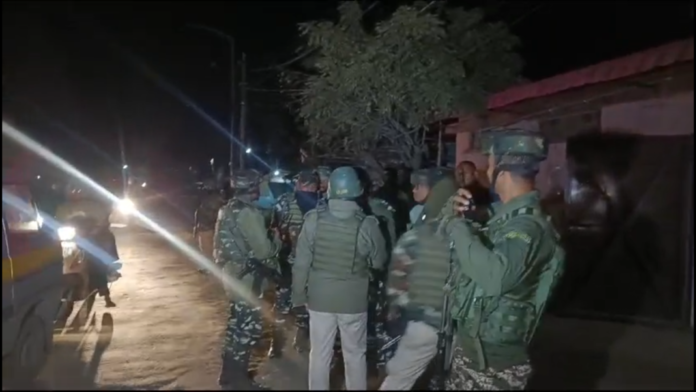 Gunfight breaks out between security forces and armed men in Manipur; two injured