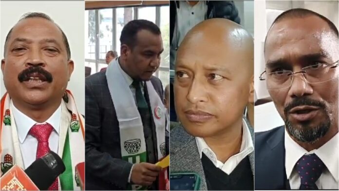 Pala, Kharjahrin and 2 professors file nomination from Shillong LS seat