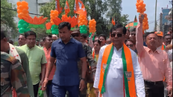 Biplab Kumar Deb files nomination for West Tripura seat