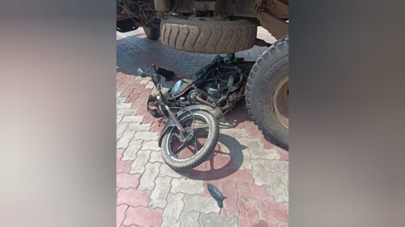 Biker killed after skidding under truck in West Khasi Hills