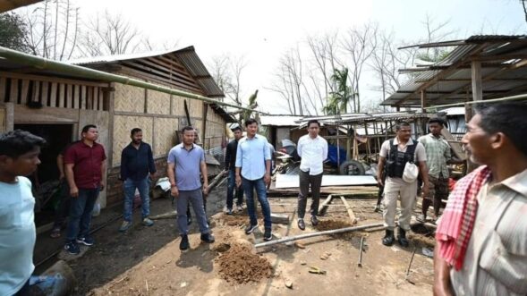 North Cachar Hills Autonomous Council assesses storm damage, provides relief to affected villages